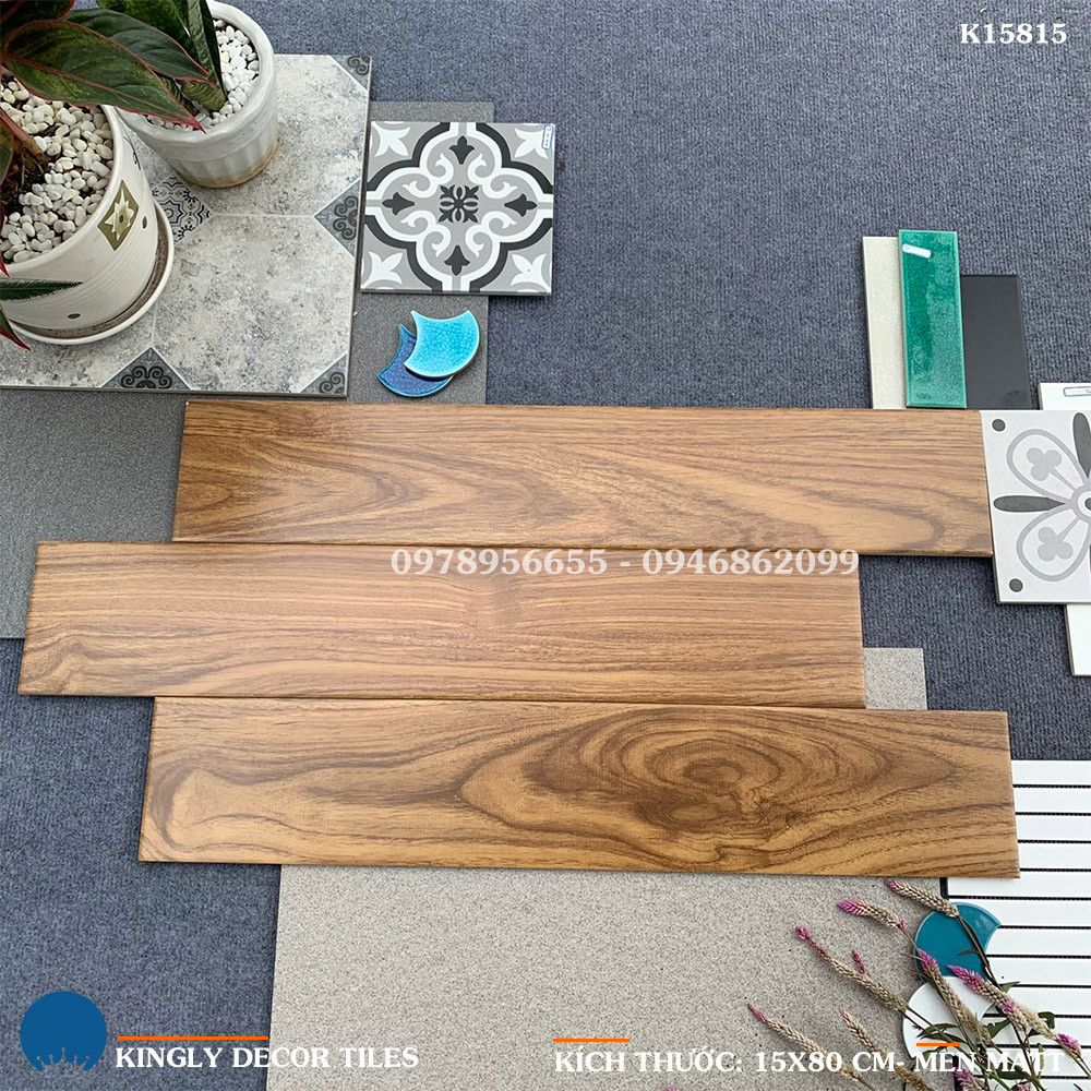 Gạch giả gỗ Trung Quốc 15x80 K15815